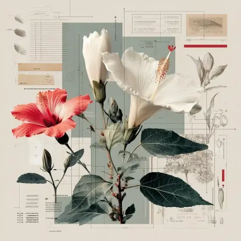 Andean Flowers in Loose Lines