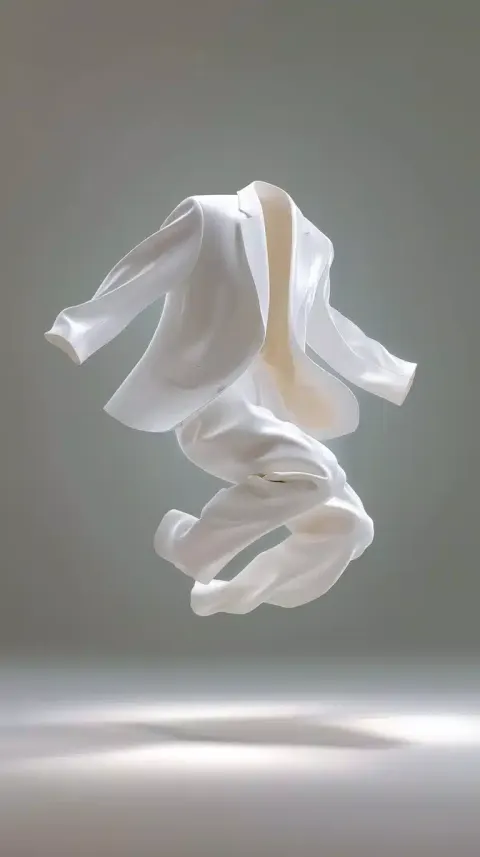 Surreal Floating Business Suit