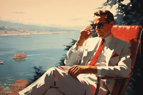 Jordan Peterson Lobster Vintage Travel Poster Art