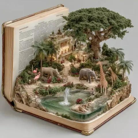 Miniature Zoo in Hyper-Realism