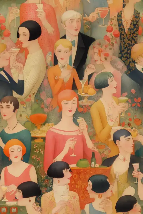 1920s French Illustration Style
