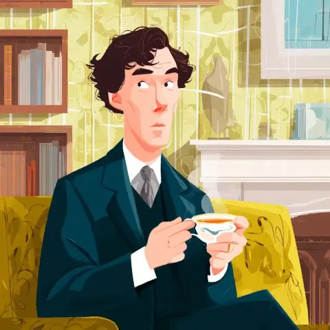 Illustration of Sherlock Holmes