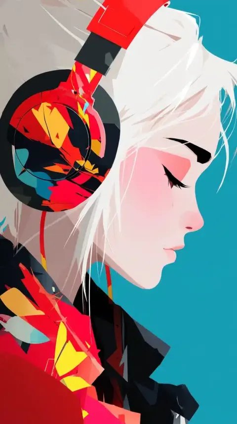 Pop Music Girl Headset