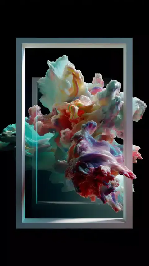 Colorful 3D Organic Wave