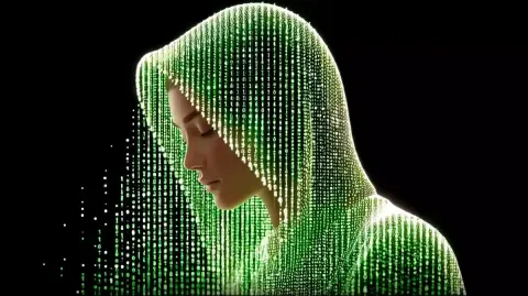 Binary Code Woman Photography