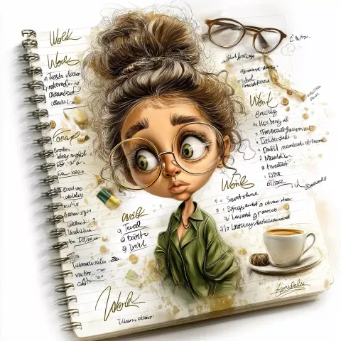 Chaotic To-Do List Design