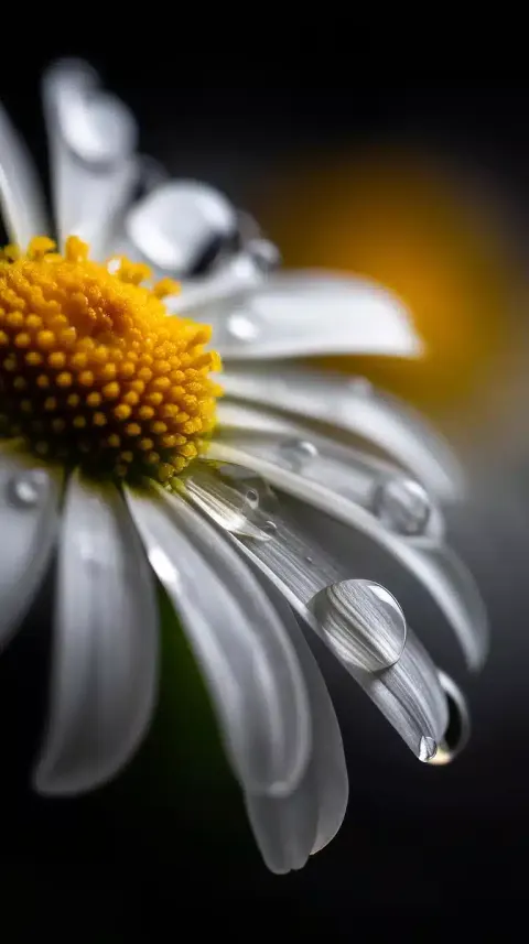 Macro Photography of Chamomile