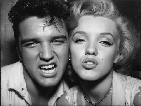Elvis and Marilyn Photo Booth
