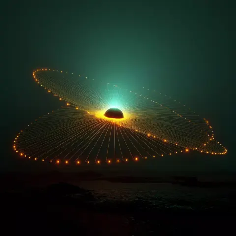 Abstract Energy Field Visualization