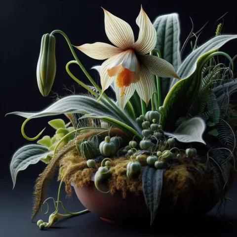Realistic 3D Model of Rare Plant
