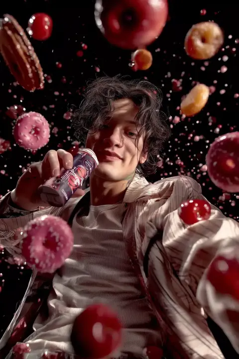 Surreal Snack Deodorant Scene