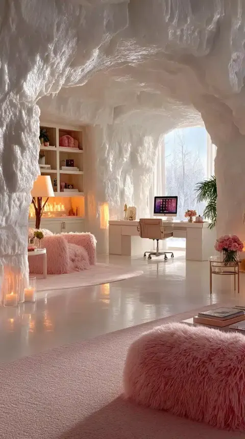Ice Cave Home Office