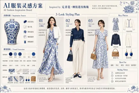 Porcelain Blue Outfit Inspiration