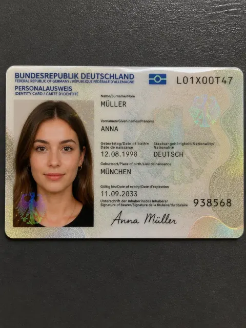 Sample ID Card Close-up Photography