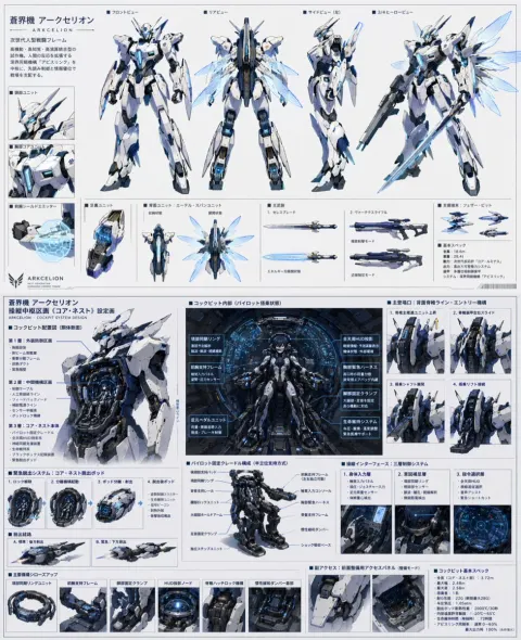 Protagonist Mecha Cutting-Edge Design