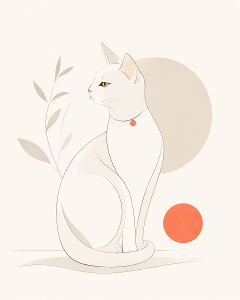 Minimalist Magazine Style Illustration