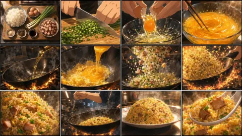 Golden Fried Rice Anime Storyboard