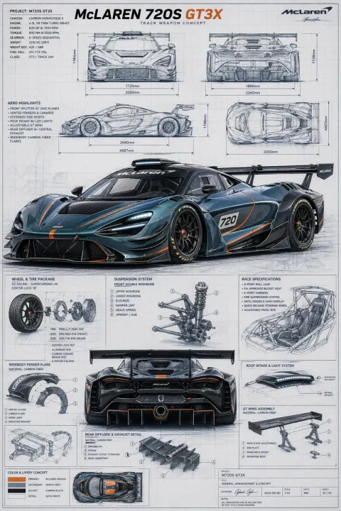 McLaren Track Weapon Blueprint
