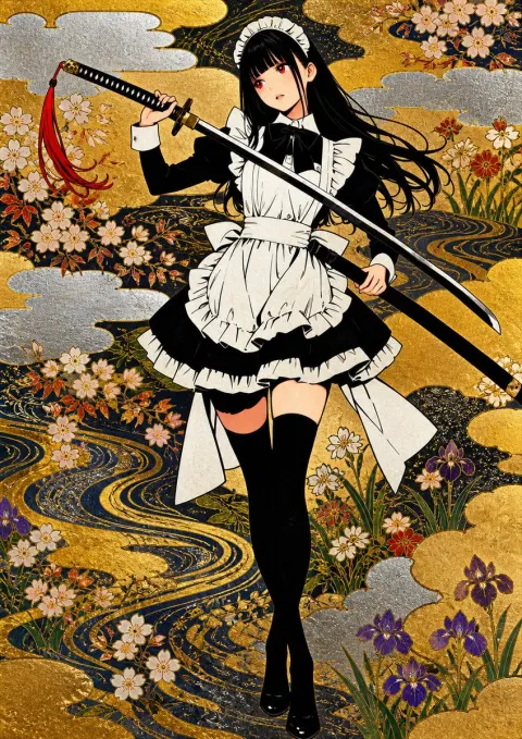 Splendid Rinpa Decorative Style Art