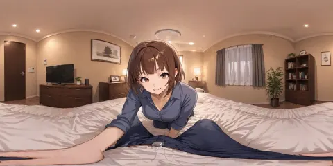 Intimate VR Bedroom Anime Experience