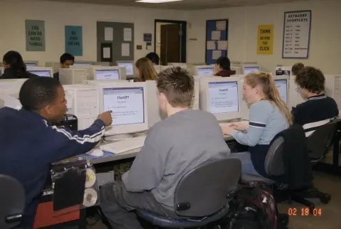 Retro Computer Lab with ChatGPT