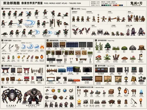 Pixel World Asset Atlas