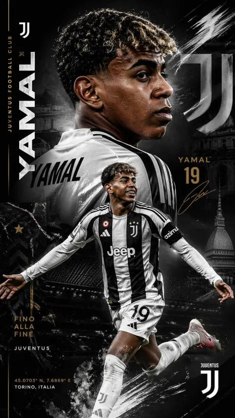 Dramatic Juventus Transfer Poster Design