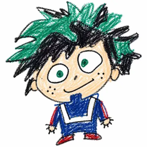 Crayon Scribble Art