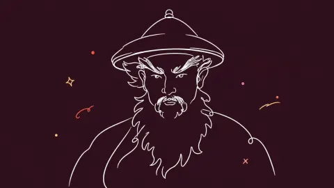 Minimalist Line Avatar Art