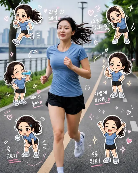 Real Photo Chibi Sticker Diary