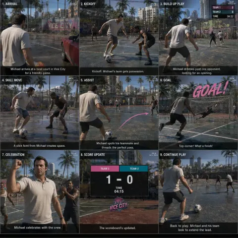 GTA 6 Michael Football Storyboard