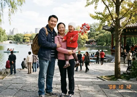 Family Day at Beijing Lakeside Park