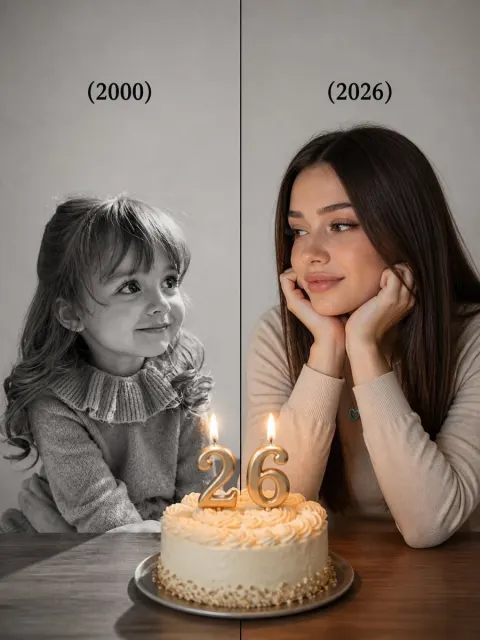 Timeless Birthday Self-Encounter