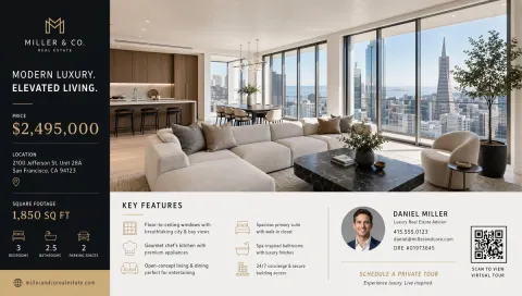 Luxury Real Estate Flyer Design