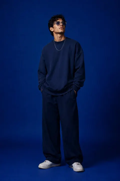 Blue Studio Fashion Portrait