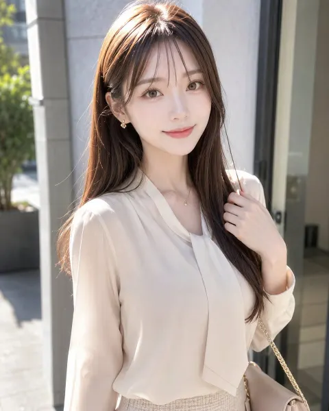 Stylish Woman Portrait Photo