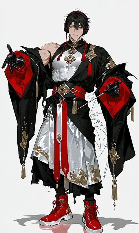 Japanese-Western Fusion Fashion Character