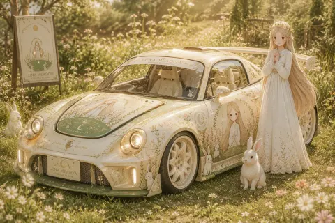 Fantasy Itasha Vehicle Design