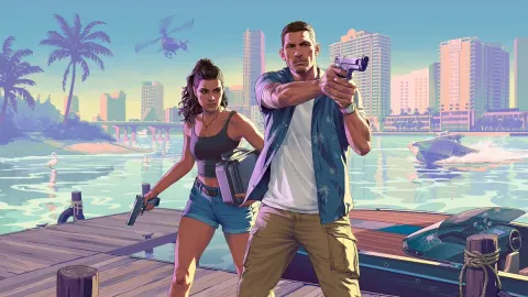 Neon Miami Crime Game Cover Art