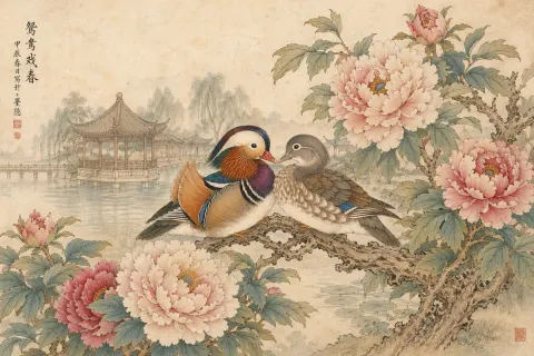 Traditional Meticulous Heavy Color Painting