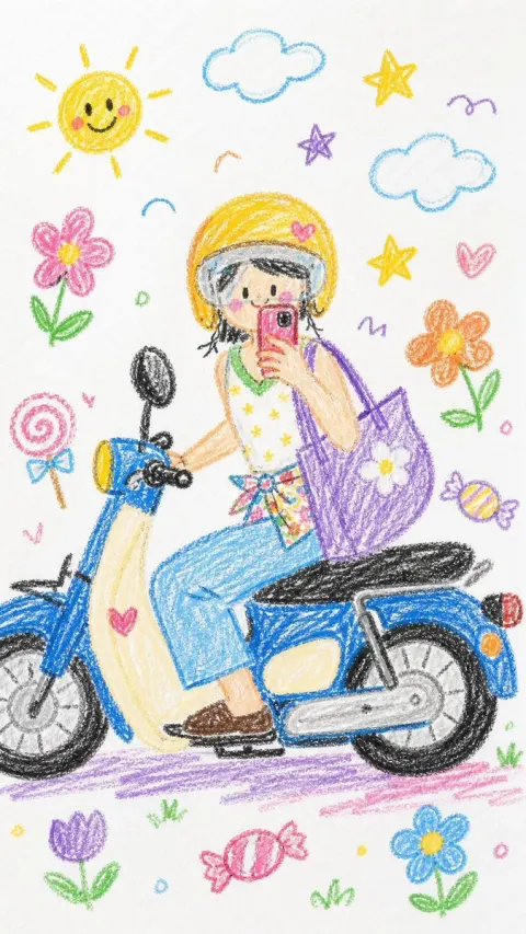 Crayon Drawing Childlike Filter