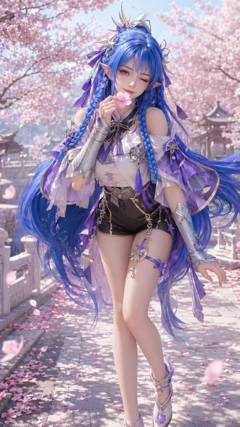 Blue Cherry Fantasy Dream