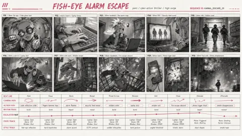 Fish-Eye Alarm Escape