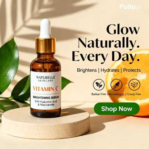 Glow Naturally Luxury Skincare Ad