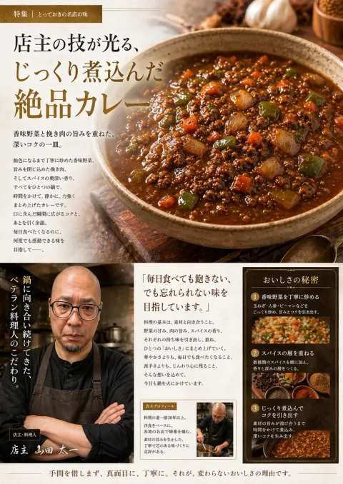 Japanese Curry Gourmet Magazine Ad