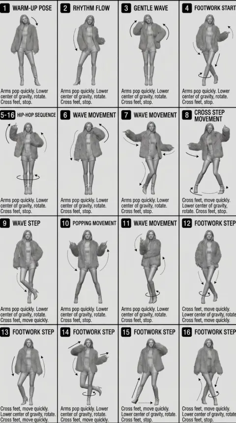 Character Pose Reference Sheet