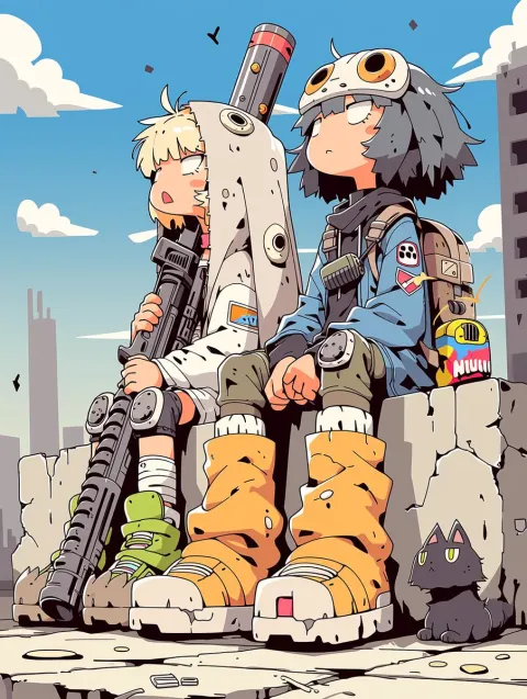 Scavenger Kids Ruined City