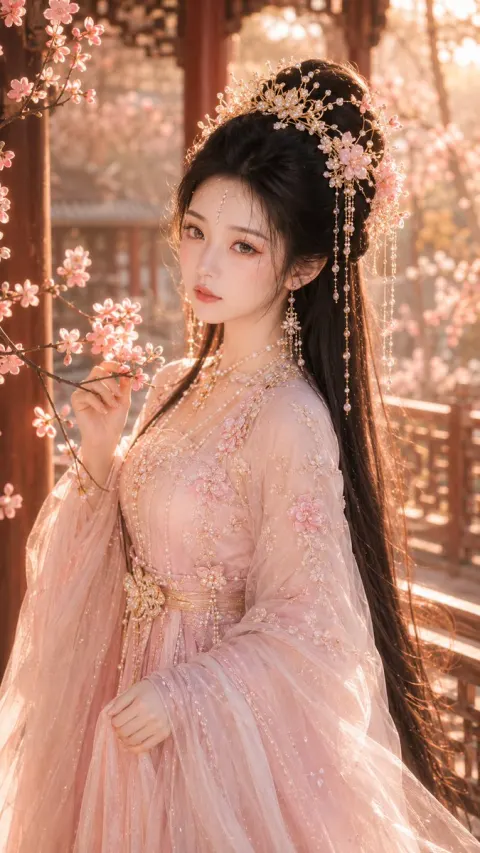 Exquisite Ancient Xianxia Female Portrait