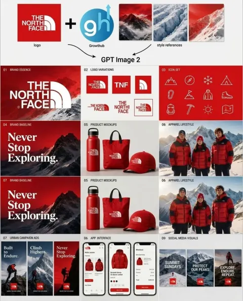 North Face AI Brand Suite