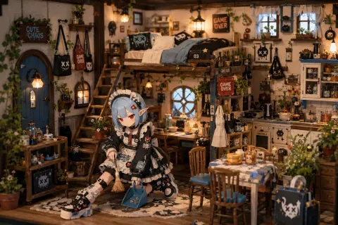 Cozy Life in Miniature World
